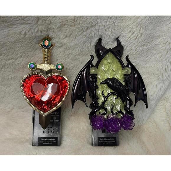 Disney Other - Bath & Body Works Disney Villains Wallflowers Plug Set​